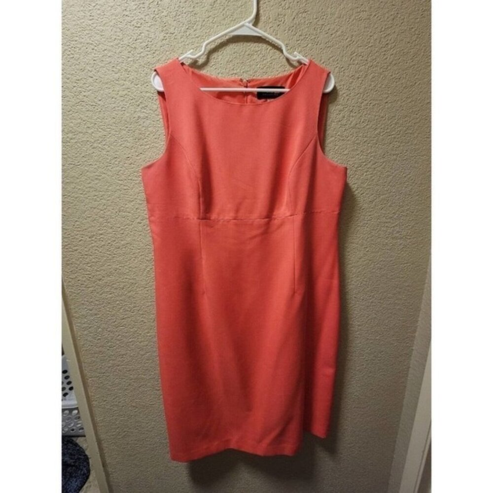 Black Label By Evan Picone Sleeveless Sheeth Dress Size 16